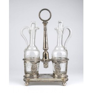 Silver vinegar cruet - 19th century