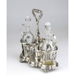 Italian silver vinegar cruet - Kingdom of Sardinia, Novara 1824-1872, mark of CANETTI FERDINANDO