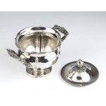 Italian silver sugar bowl - Kingdom of Sardinia, Turin 1824-1872