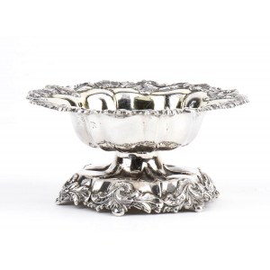 Russian silver salt cellar - St. Petersburg, mark of CARL MAGNUS STAHLE