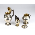 French sterling silver tea service - Paris, late 19th century.