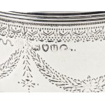 English Victorian sterling silver sugar basket - London 1883, marks of argentieri HOLLAND, ALDWICNKLE & SLATER