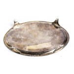 English Georgian sterling silver salver - London 1818, mark of GEORGE BECKWITH