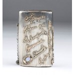 Russian silver cigarette case - St Petersburg 1875