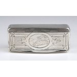 Lot consisting of three silver snuff boxes - 19th century
