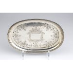 Russian silver salver -Moskow, 19th century