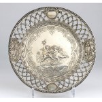 German silver basket - late 19th century