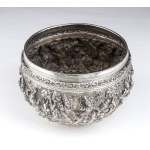 Thabeik silver bowl - Burma, 19th century