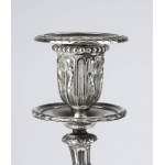 Pair of French silver candelabra - Paris, early 20th century, mark of TETARD FRÈRES