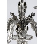 Pair of French silver candelabra - Paris, early 20th century, mark of TETARD FRÈRES