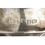English silver sugar bowl - Birmingham 1911, marks of argentieri DUNCAN & SCOBBIE