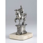 Four silver sculptures with symbols of Rome - 20th century