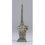 Four silver sculptures with symbols of Rome - 20th century