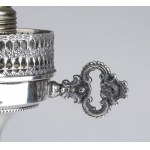 Italian silver lamp - 20th century