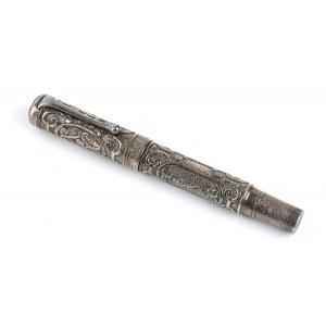 AURORA: sterling silver fountain pen, 18k gold nib