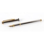 WATERMAN, sterling silver fountain pen, 18k gold nib