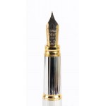 WATERMAN, sterling silver fountain pen, 18k gold nib