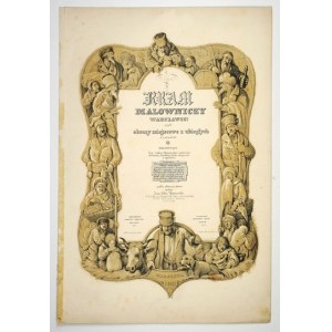 PIWARSKI Jan Feliks (1794-1859) - Kram malowniczy warszawski czyli obrazy miejscowe z ubiegłych czasów. [Frontispis].