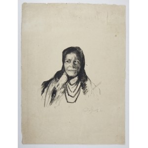 GROTT Theodore (1884-1972) - Woman in a Handkerchief.