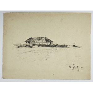 GROTT Teodor (1884-1972) - Landschaft mit einem Landhaus.