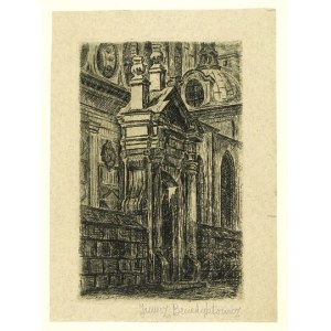 BENEDICTOWICZ Janusz (1918-2001) - Cathedral, side entrance.