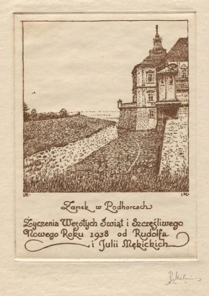 MĘKICKI Rudolf (1887-1942) - Zamek w Podhorcach.