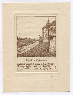MĘKICKI Rudolf (1887-1942) - Zamek w Podhorcach.