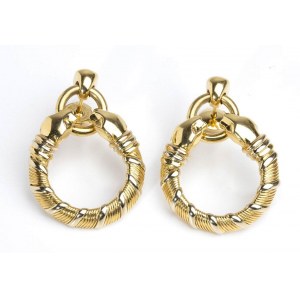 CARTIER: gold panther earrings