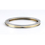 BULGARI Bzero collection: gold steel rigid band bracelet