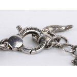 GIOVANNI RASPINI: sterling silver bracelet with small owl motif