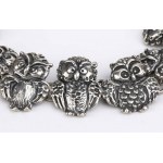GIOVANNI RASPINI: sterling silver bracelet with small owl motif