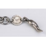 GIOVANNI RASPINI: sterling silver bracelet with small owl motif