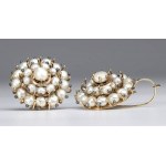 Gold and pearl earrings - Southern Italy early 20th century