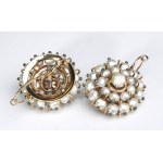 Gold and pearl earrings - Southern Italy early 20th century