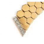 Diamonds gold convertible necklace - 1940s