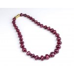 Ruby gold necklace