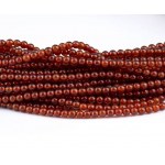 35 small carnelian beads loose strands