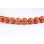 3 pink coral beads loose strands