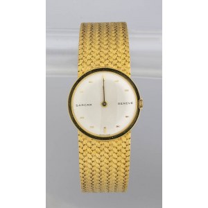 SARCAR: 18k gold ladies wristwatch