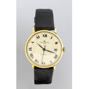 BAUME & MERCIER Baumatic: men's gold wristwatch - 1980s