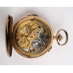 18k gold repeater hunter pocket watch - Swiss, ca. 1910