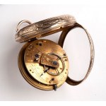 JOSEPH JOHNSON; English Georgian 18k gold verge fusee pocket watch - Liverpool 1820-1830