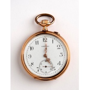 LONGINES: 18k gold pocket watch - 1890-1900