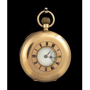 English gold pocket watch - Chester 1921