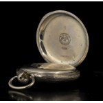 LONGINES: silver pocket watch