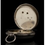 English sterling silver 1/5 centre seconds chronograph pocket watch - Chester 1878