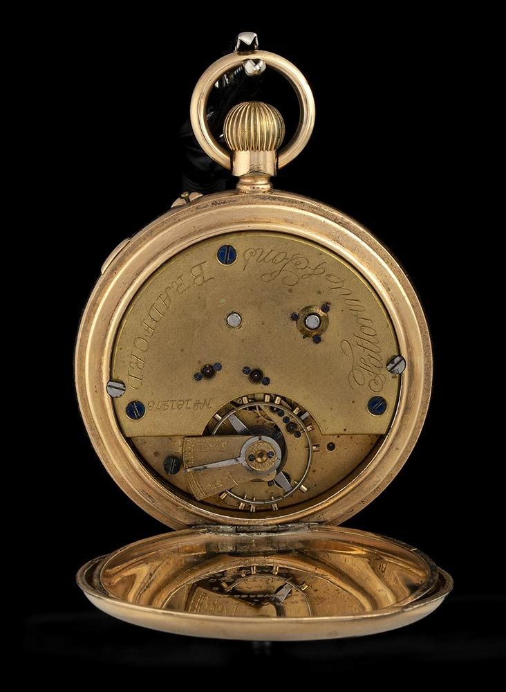 English 1/5 centre seconds chronograph pocket watch late 19th
