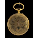 Moonphase calendar pocket watch - Swiss ca. 1900