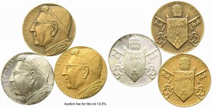 VATICAN CITY. Giovanni Paolo I (August 26 - September 28 1978). Triptych of medals