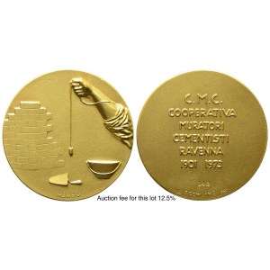 ITALY. C.M.C. Cooperativa Muratori Cementisti Ravenna medal